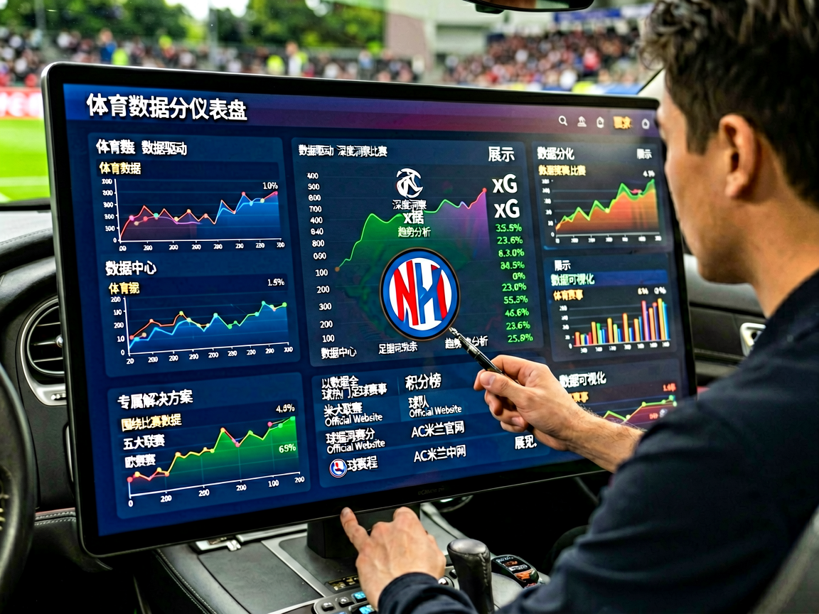 体育数据分析仪表盘界面展示